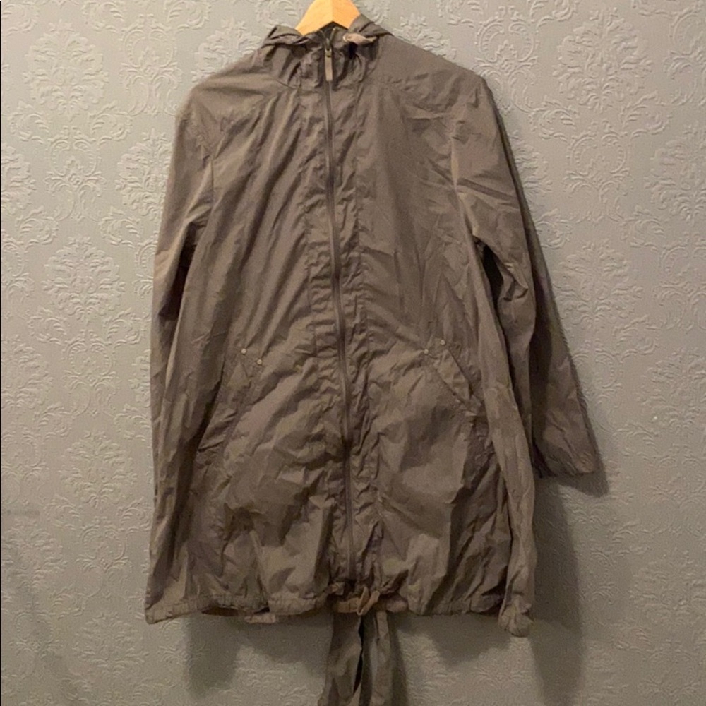 Part Two Grey Raincoat Shell - Picture 3 of 4